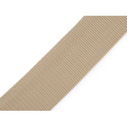 Polypropylene webbing / strap, width 50 mm - Beige (100 Meters)