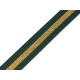 Beidseitiges polypropylen-gurtband mit lurex, breite 25 mm - Grau (1 Meter) Beidseitiges polypropylen-gurtband mit lurex, breite 25 mm - Grau (1 Meter)