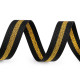 Beidseitiges polypropylen-gurtband mit lurex, breite 25 mm - Grau (1 Meter) Beidseitiges polypropylen-gurtband mit lurex, breite 25 mm - Grau (1 Meter)