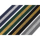 Beidseitiges polypropylen-gurtband mit lurex, breite 25 mm - Grau (1 Meter) Beidseitiges polypropylen-gurtband mit lurex, breite 25 mm - Grau (1 Meter)