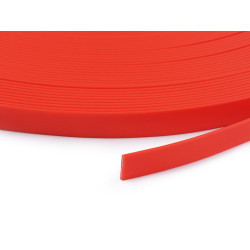 Correa de silicona impermeable, ancho 15 mm - Fluorescente naranja (1 Metro)