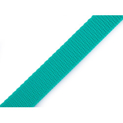 Gurtband aus polypropylen, breite 20 mm - Türkis hell (100 Meter)