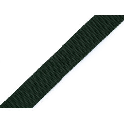 Gurtband aus polypropylen, breite 20 mm - Dunkelgrün (100 Meter)