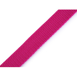 Gurtband aus polypropylen, breite 20 mm - Lila-rosarot (100 Meter)