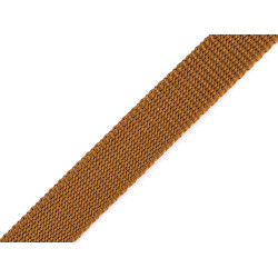 Gurtband aus polypropylen, breite 20 mm - Dunkelbeige (100 Meter)