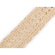 Braided strap, width 50 mm, imitation straw - Natural brown (1 Meter) Braided strap, width 50 mm, imitation straw - Natural brown (1 Meter)