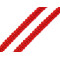 Bordino di passamaneria intrecciato, larghezza: 10 mm - Rosso (25 Metri)