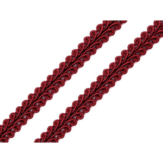 Gimp braid trim width 10 mm - Red (25 Meters) Gimp braid trim width 10 mm - Red (25 Meters)