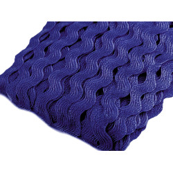 Ric rac trim ribbon width 5 mm - Navy blue (120 Meters)
