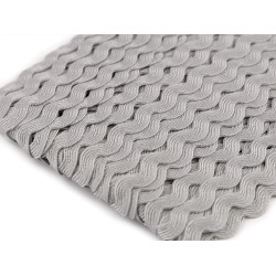 Ric rac trim ribbon width 5 mm - Grey (120 Meters)