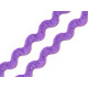 Ric rac trim ribbon width 5 mm - Violet (30 Meters) Ric rac trim ribbon width 5 mm - Violet (30 Meters)