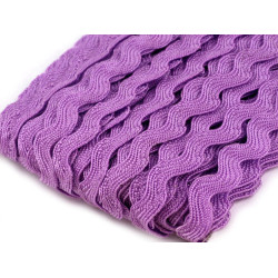 Ric rac trim ribbon width 5 mm - Lila (30 Meters)