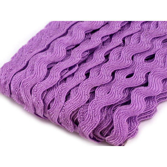 Ric rac trim ribbon width 5 mm - Violet (30 Meters) Ric rac trim ribbon width 5 mm - Violet (30 Meters)