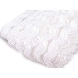 Ric rac trim ribbon width 5 mm - White (120 Meters)