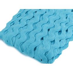 Ric rac trim ribbon width 5 mm - Baby blue (120 Meters)