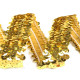 Elastic sequin trim width 30 mm - Gold (1 Meter) Elastic sequin trim width 30 mm - Gold (1 Meter)
