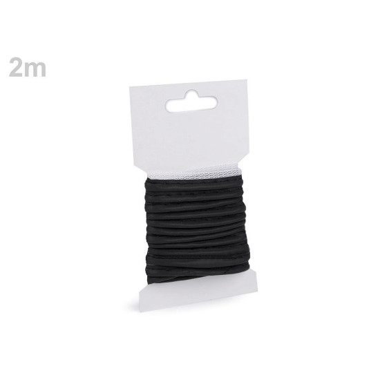 Insertion piping width 10 mm - Black (1 Meter) Insertion piping width 10 mm - Black (1 Meter)