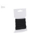 Insertion piping width 10 mm - Black (1 Meter) Insertion piping width 10 mm - Black (1 Meter)