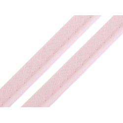 Cotton insertion piping width 12 mm - Gossamer pink (100 Meters)