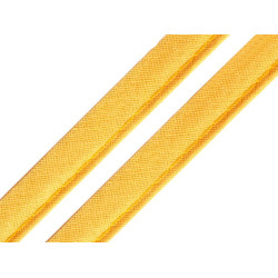 Cotton insertion piping width 12 mm - Yellow (50 Meters)