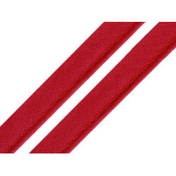 Cotton insertion piping width 12 mm - Dark red (100 Meters)