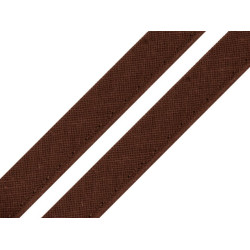 Wypustka bawełniana szerokość 12 mm - Brunette (100 Metry)
