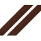 Paspelband baumwolle breite 12 mm - Brunette (100 Meter)