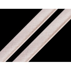 Cotton insertion piping width 12 mm - Ecru light (100 Meters)