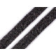 Sznurek / tunel bawełniany płaski szerokość 10 mm - Stalowy (100 Metry) Sznurek / tunel bawełniany płaski szerokość 10 mm - Stalowy (100 Metry)