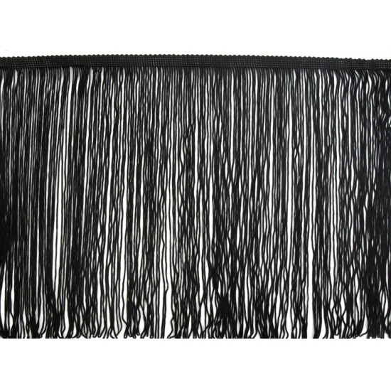 Frędzle podwójne szerokość 27-29 cm długie - Szary (1 Metr) Frędzle podwójne szerokość 27-29 cm długie - Szary (1 Metr)