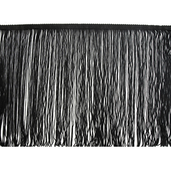 Frędzle podwójne szerokość 27-29 cm długie - Szary (1 Metr) Frędzle podwójne szerokość 27-29 cm długie - Szary (1 Metr)