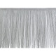 Frędzle podwójne szerokość 27-29 cm długie - Szary (1 Metr) Frędzle podwójne szerokość 27-29 cm długie - Szary (1 Metr)