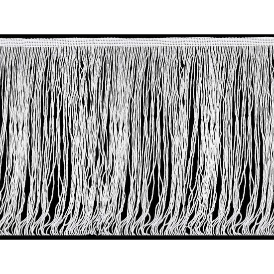 Frędzle podwójne szerokość 27-29 cm długie - Szary (1 Metr) Frędzle podwójne szerokość 27-29 cm długie - Szary (1 Metr)