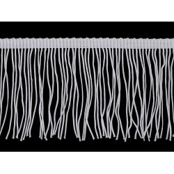 Chainette fringe 10 cm - White (1 Meter)