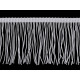 Chainette fringe 10 cm - White (1 Meter) Chainette fringe 10 cm - White (1 Meter)