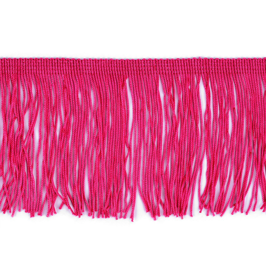 Chainette fringe 10 cm - White (1 Meter) Chainette fringe 10 cm - White (1 Meter)