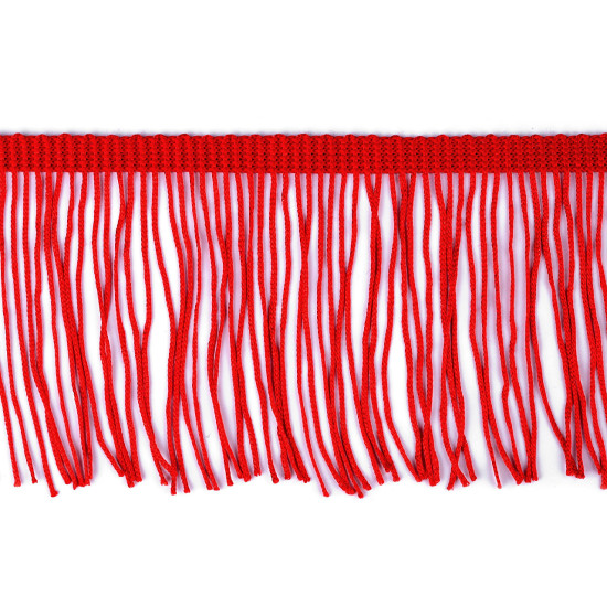 Chainette fringe 10 cm - White (1 Meter) Chainette fringe 10 cm - White (1 Meter)
