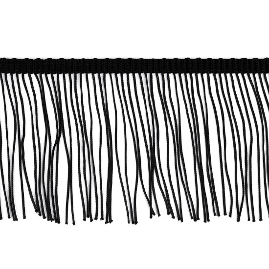 Chainette fringe 10 cm - White (1 Meter) Chainette fringe 10 cm - White (1 Meter)