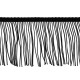 Chainette fringe 10 cm - White (1 Meter) Chainette fringe 10 cm - White (1 Meter)