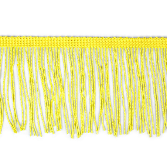 Chainette fringe 10 cm - White (1 Meter) Chainette fringe 10 cm - White (1 Meter)