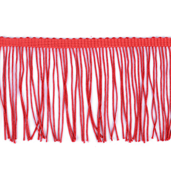 Chainette fringe 10 cm - White (1 Meter) Chainette fringe 10 cm - White (1 Meter)