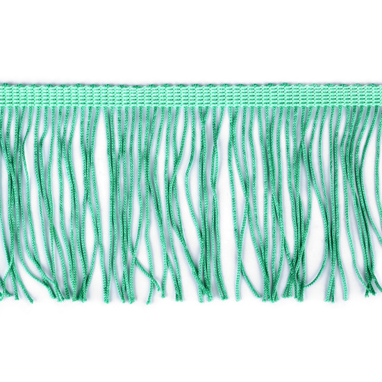 Chainette fringe 10 cm - White (1 Meter) Chainette fringe 10 cm - White (1 Meter)