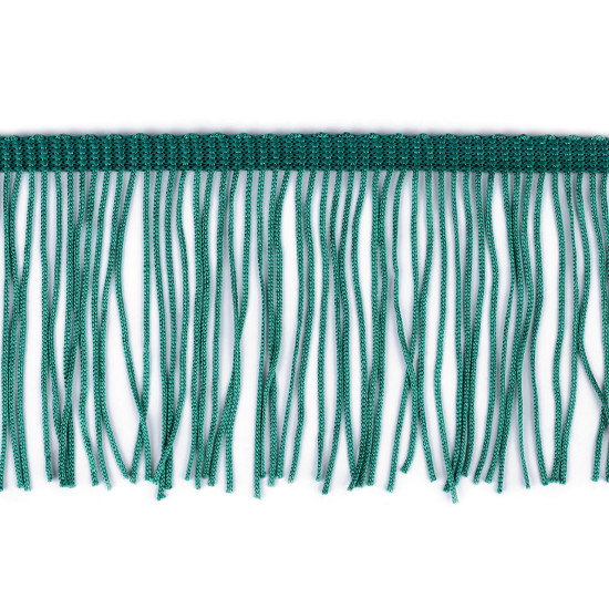 Chainette fringe 10 cm - White (1 Meter) Chainette fringe 10 cm - White (1 Meter)