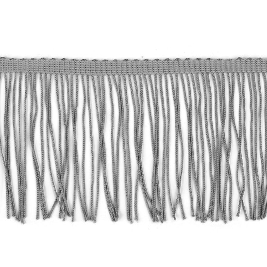 Chainette fringe 10 cm - White (1 Meter) Chainette fringe 10 cm - White (1 Meter)