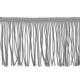 Chainette fringe 10 cm - White (1 Meter) Chainette fringe 10 cm - White (1 Meter)