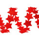 Liseré tressé satiné de noël, étoiles, largeur 14 mm - Blanc (1 Mètre) Liseré tressé satiné de noël, étoiles, largeur 14 mm - Blanc (1 Mètre)