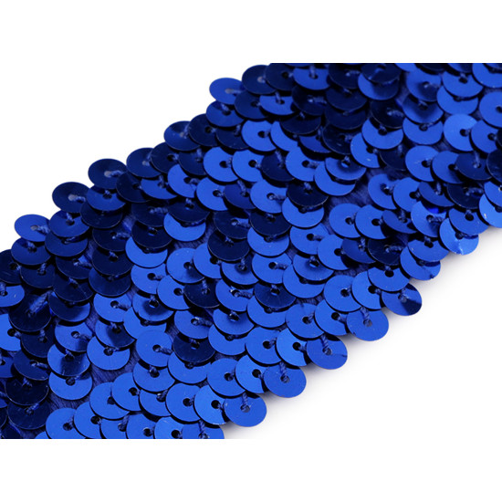 Elastic sequin trim width 45 mm - Gold (1 Meter) Elastic sequin trim width 45 mm - Gold (1 Meter)