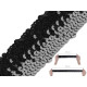 Elastic sequin trim width 45 mm - Gold (1 Meter) Elastic sequin trim width 45 mm - Gold (1 Meter)