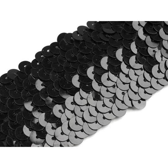 Elastic sequin trim width 45 mm - Gold (1 Meter) Elastic sequin trim width 45 mm - Gold (1 Meter)
