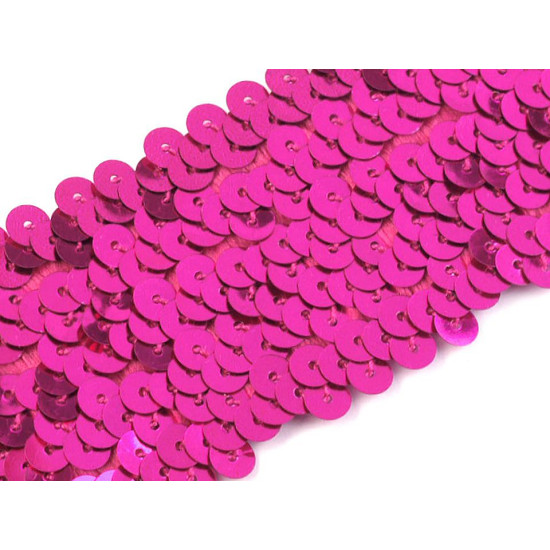 Elastic sequin trim width 45 mm - Gold (1 Meter) Elastic sequin trim width 45 mm - Gold (1 Meter)
